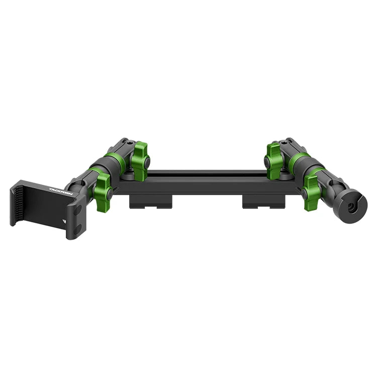 TRAXX™ - Slim Track Dash Bracket With 20LITE Phone Holder & CB Microphone Holder | 2019-2023 Ford Ranger (WITHOUT Switch Panel)
