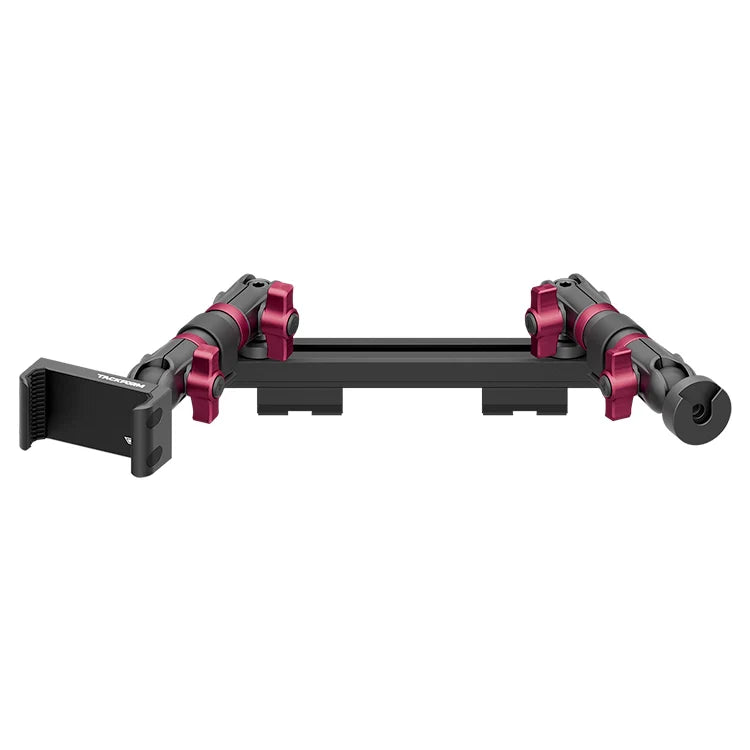 TRAXX™ - Slim Track Dash Bracket With 20LITE Phone Holder & CB Microphone Holder | 2019-2023 Ford Ranger (WITHOUT Switch Panel)
