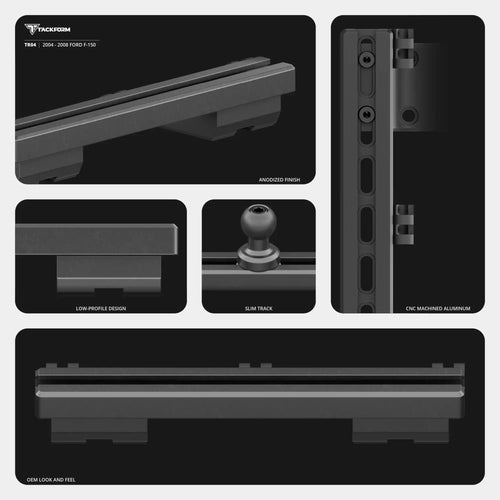Build Your Own TRAXX™ - Slim Track Dash Bracket | 2004-2008 Ford F-150