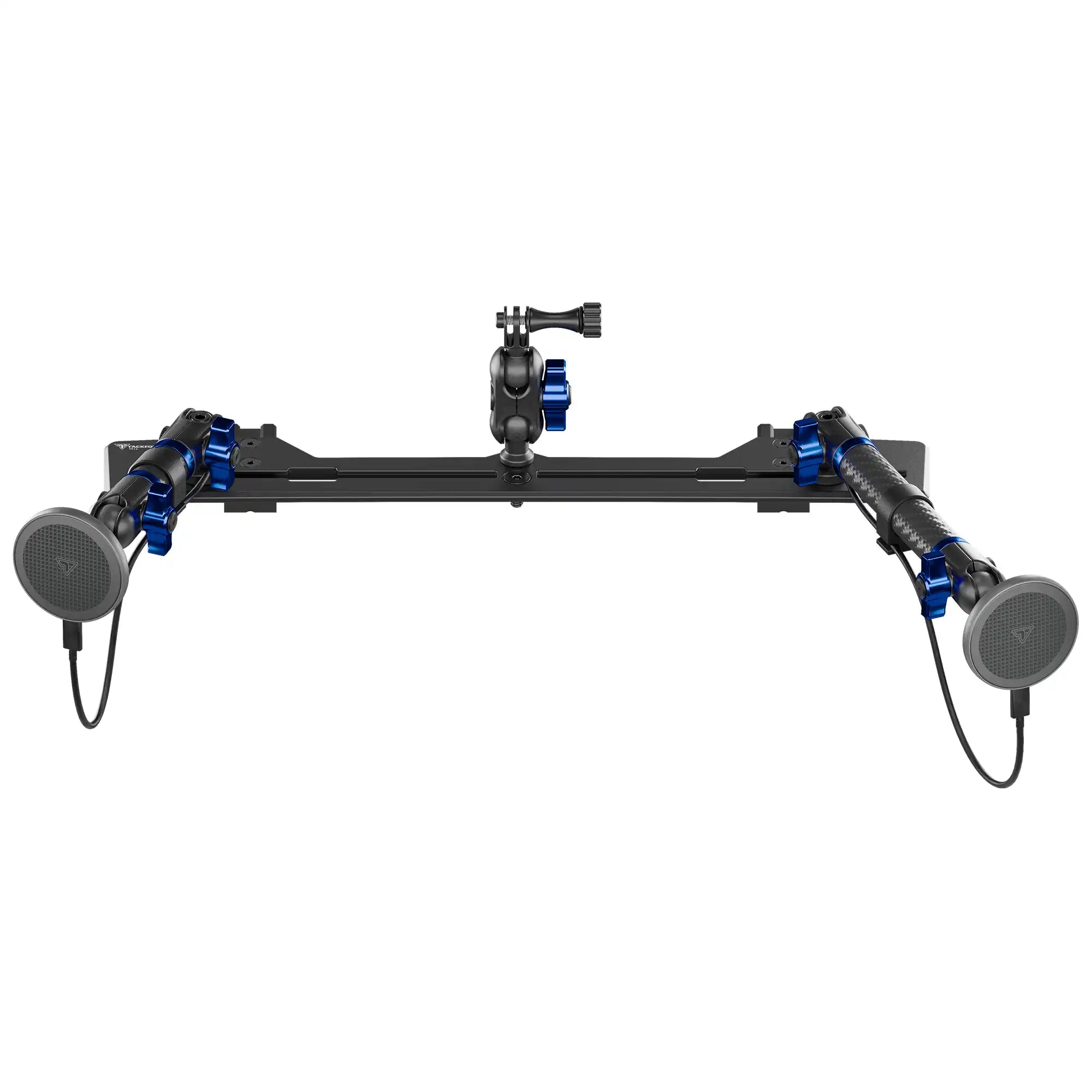 TRAXX™ - Slim Track Dash Bracket With Dual MagSafe Charging Phone Mounts & GoPro Mount | 2021-2026 Ford Bronco & Bronco Raptor (Non-Sport)