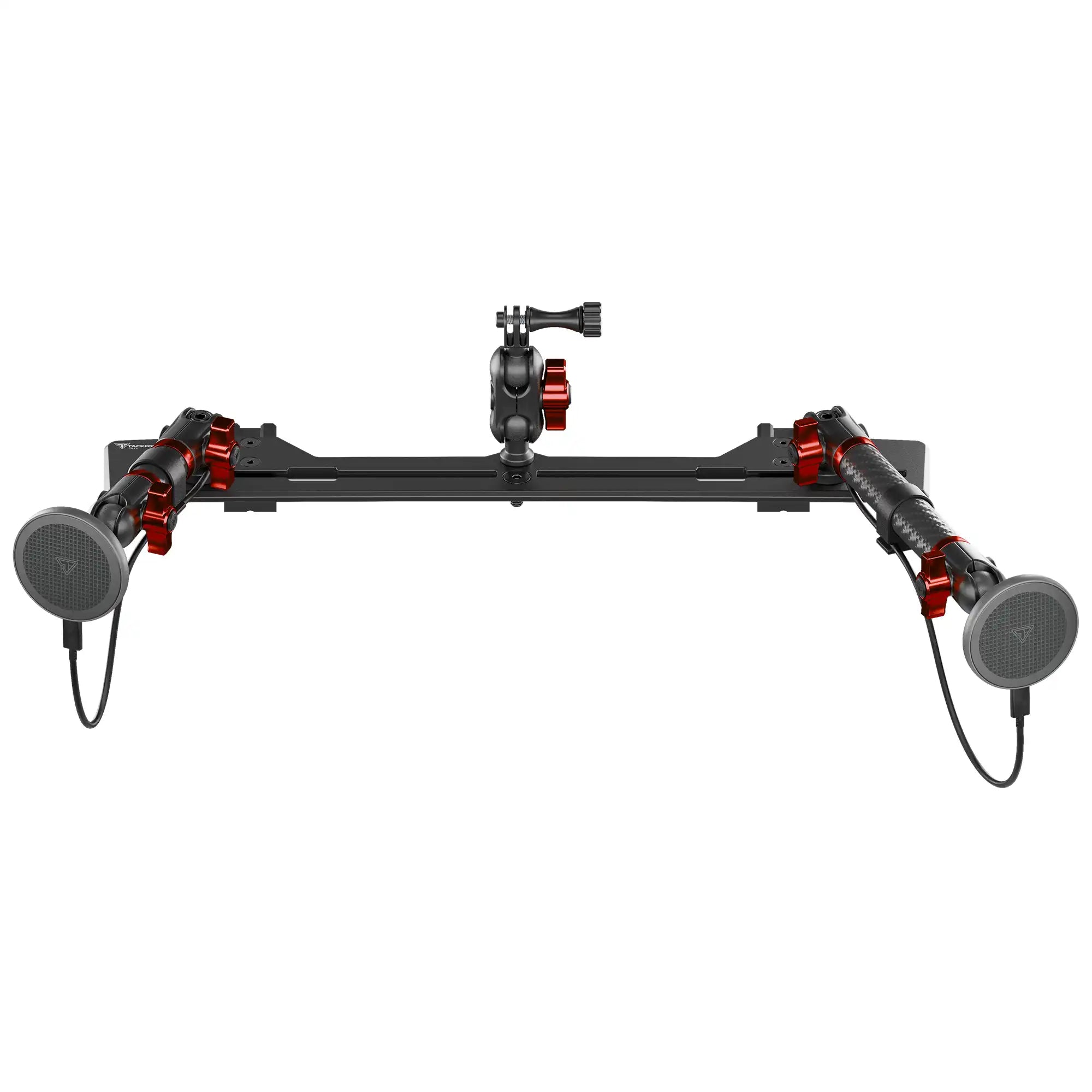 TRAXX™ - Slim Track Dash Bracket With Dual MagSafe Charging Phone Mounts & GoPro Mount | 2021-2026 Ford Bronco & Bronco Raptor (Non-Sport)