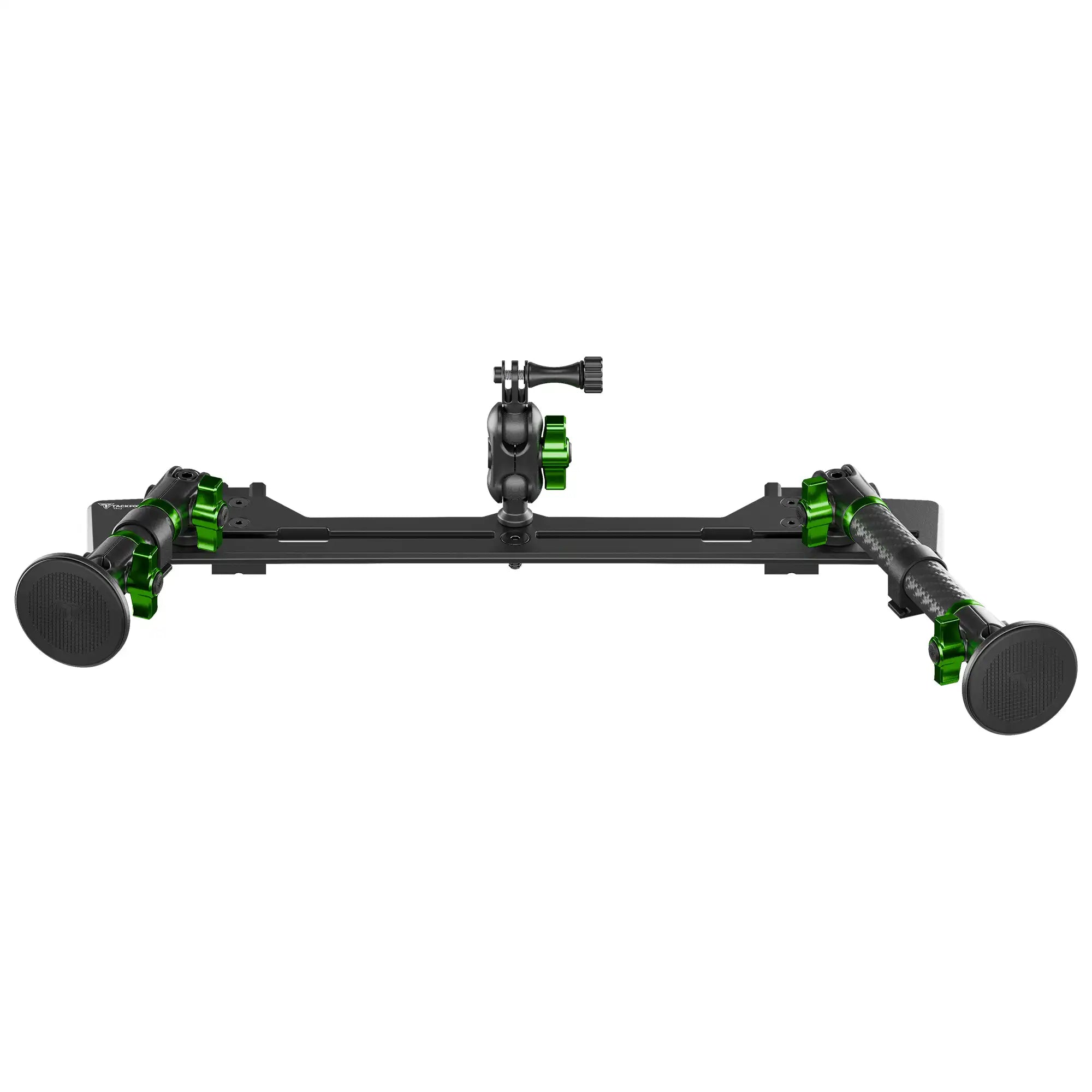 TRAXX™ - Slim Track Dash Bracket With Dual MagSafe Phone Mounts & GoPro Mount | 2021-2026 Ford Bronco & Bronco Raptor (Non-Sport)