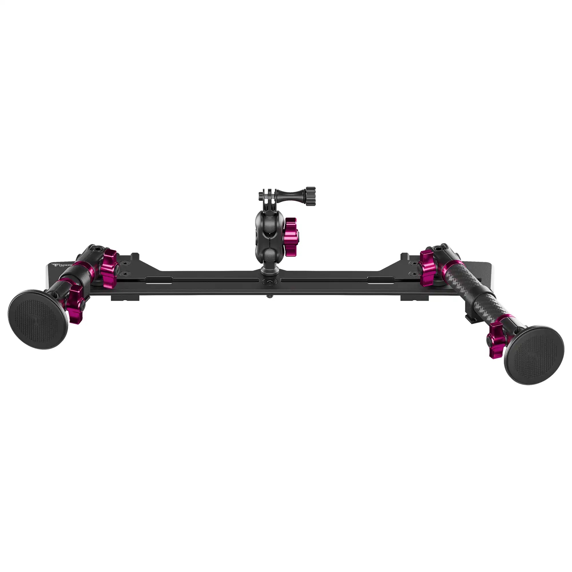 TRAXX™ - Slim Track Dash Bracket With Dual MagSafe Phone Mounts & GoPro Mount | 2021-2026 Ford Bronco & Bronco Raptor (Non-Sport)