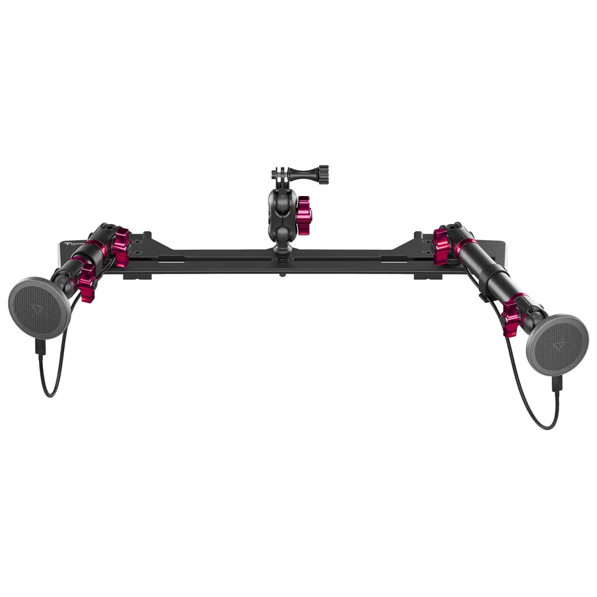 TRAXX™ - Slim Track Dash Bracket With Dual MagSafe Charging Phone Mounts & GoPro Mount | 2021-2026 Ford Bronco & Bronco Raptor (Non-Sport)