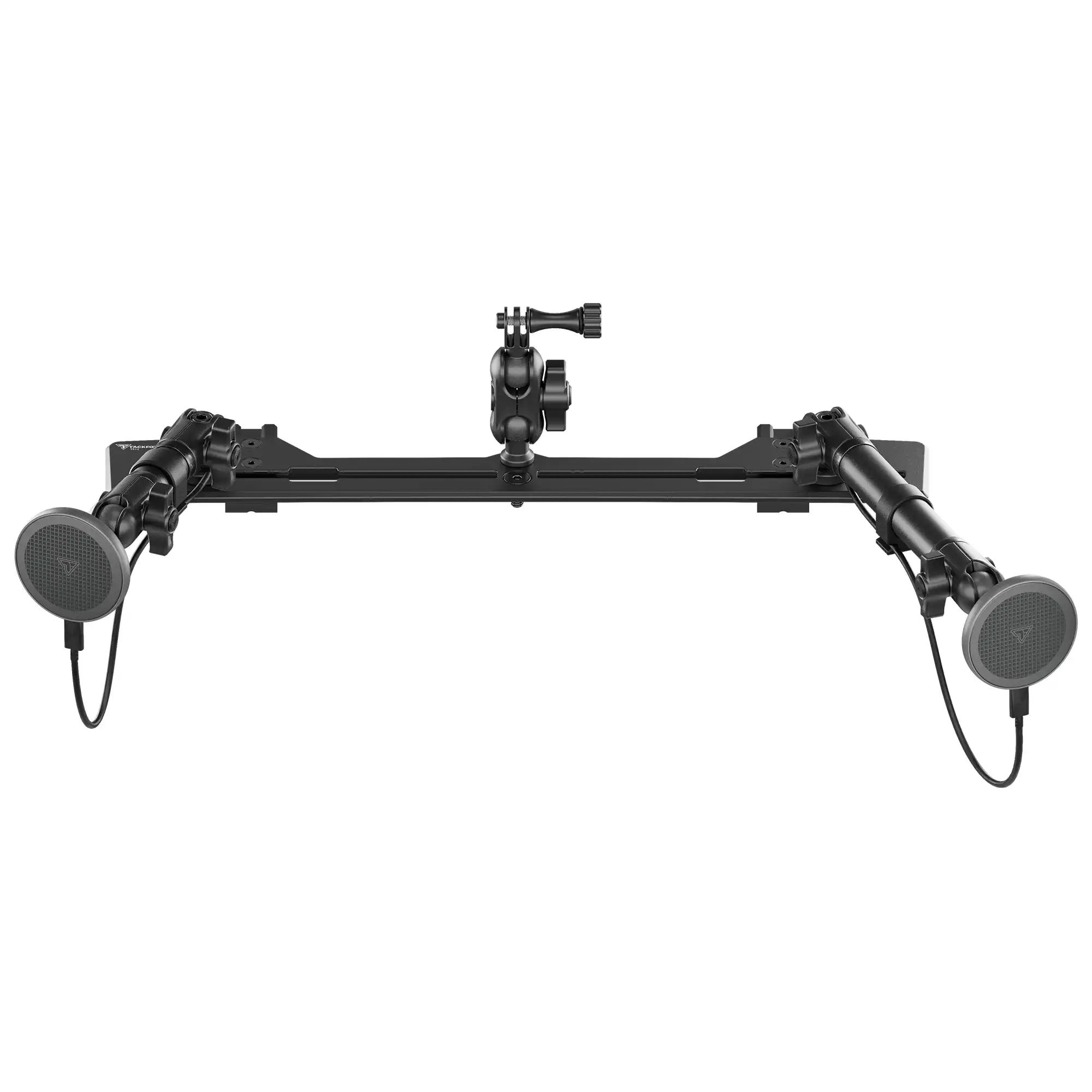 TRAXX™ - Slim Track Dash Bracket With Dual MagSafe Charging Phone Mounts & GoPro Mount | 2021-2026 Ford Bronco & Bronco Raptor (Non-Sport)