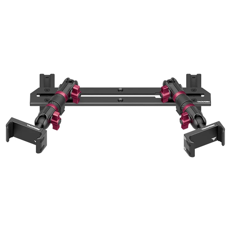 TRAXX™ - Slim Track Dash Bracket With Dual 20LITE Phone Mounts | 2023-2026 Ford Super Duty (F-250 Through F-600)