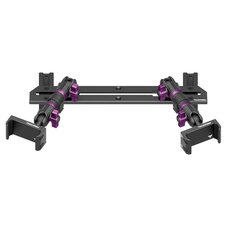 TRAXX™ - Slim Track Dash Bracket With Dual 20LITE Phone Mounts | 2023-2026 Ford Super Duty (F-250 Through F-600)