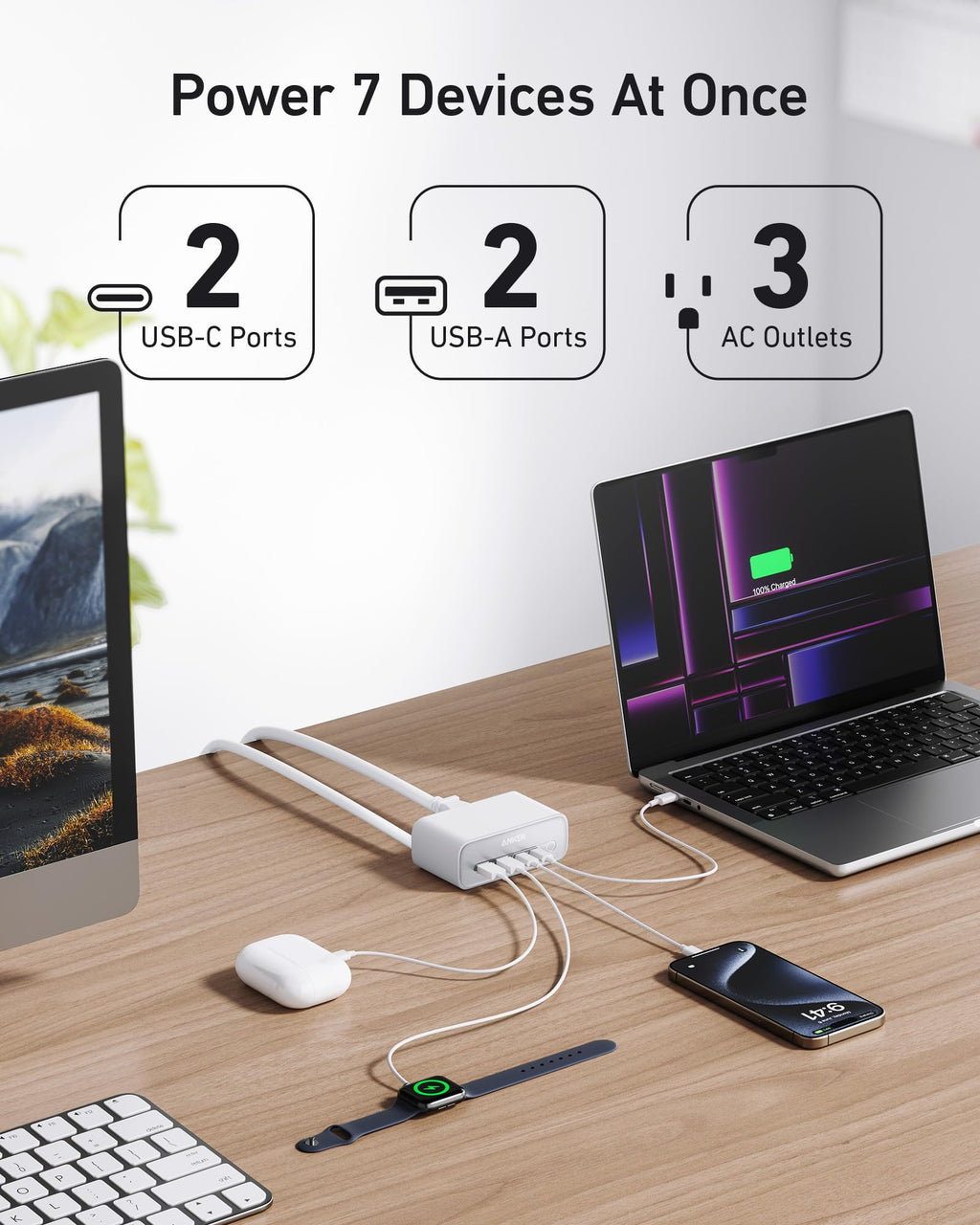 Anker 7-in-1 USB-C Charging Station (100W) BOA