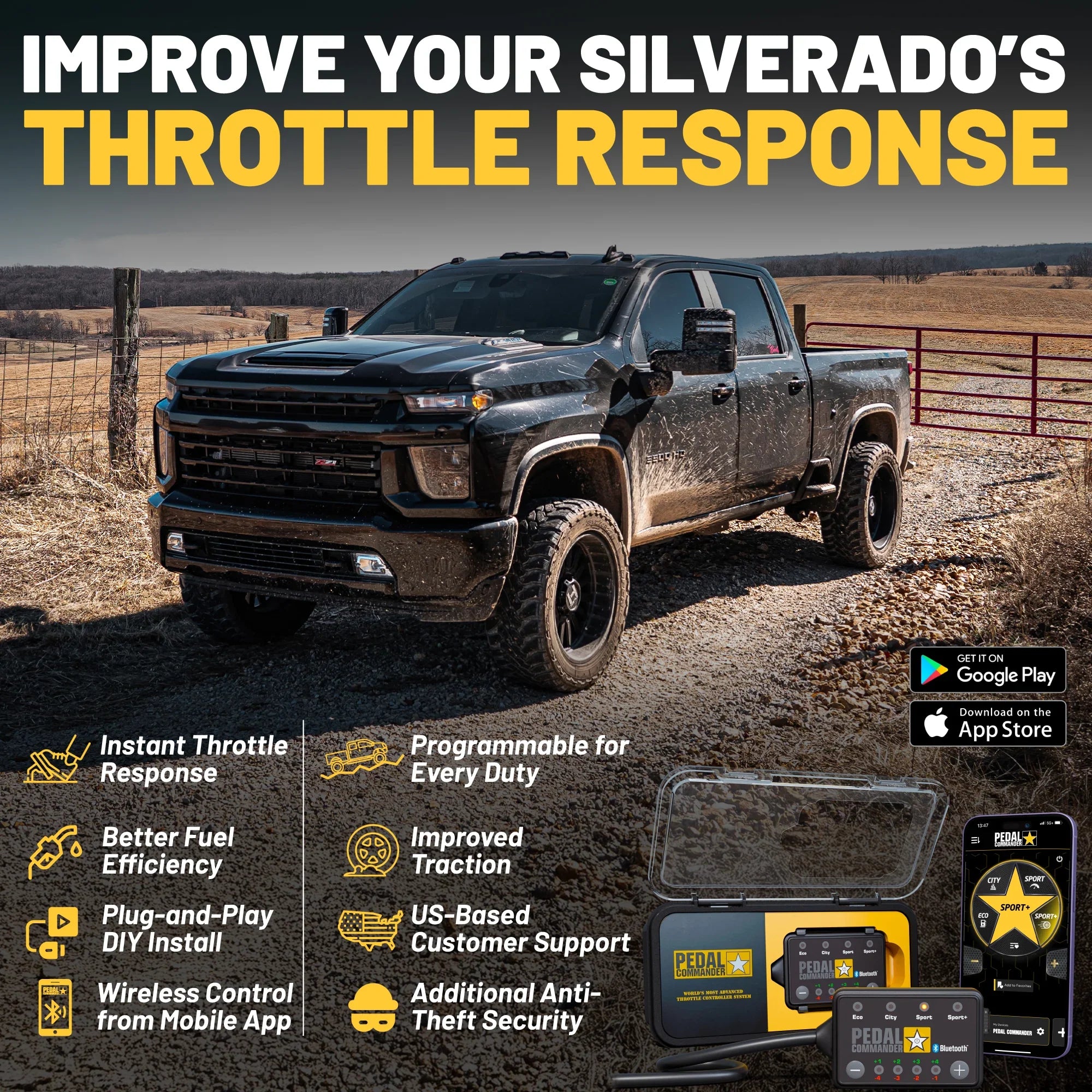 Pedal Commander for Chevrolet Silverado 3500HD