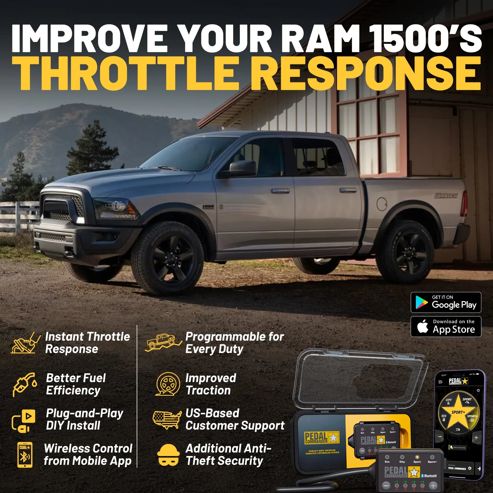 Pedal Commander for RAM 1500 Classic