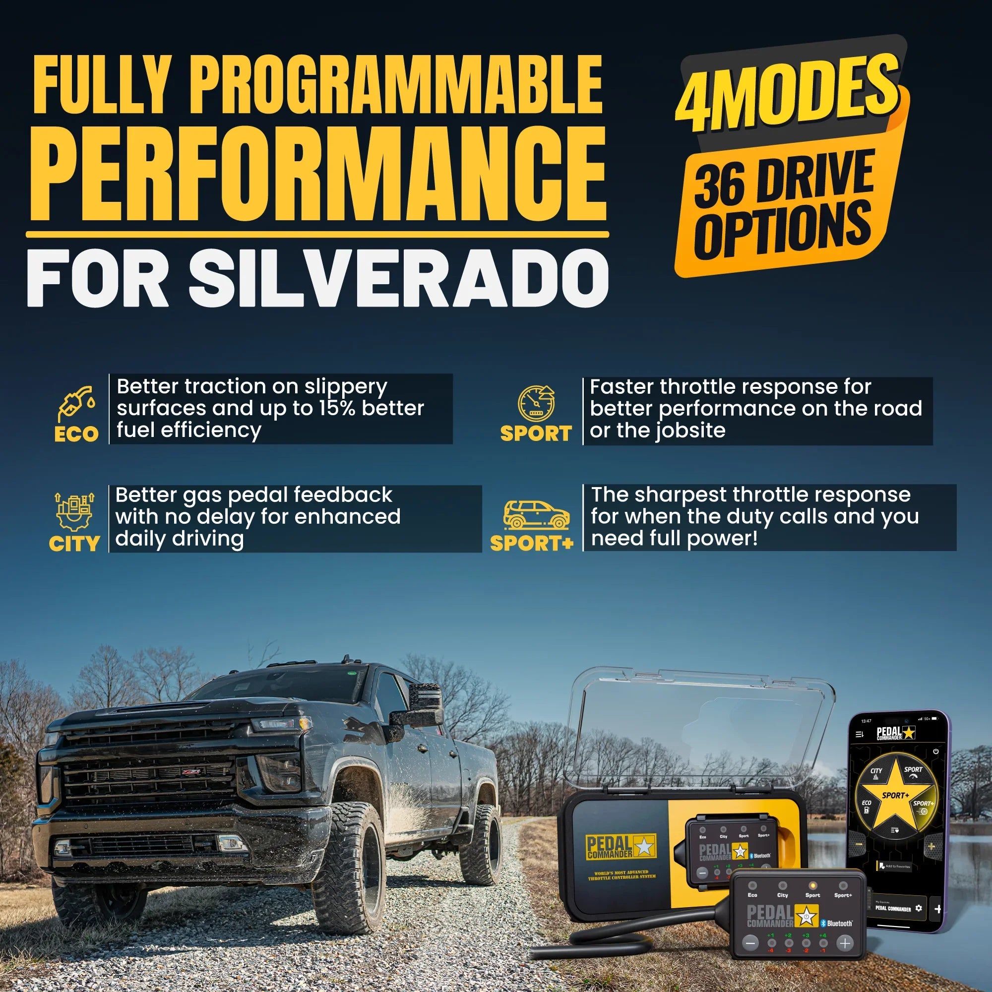 Pedal Commander for Chevrolet Silverado 3500HD