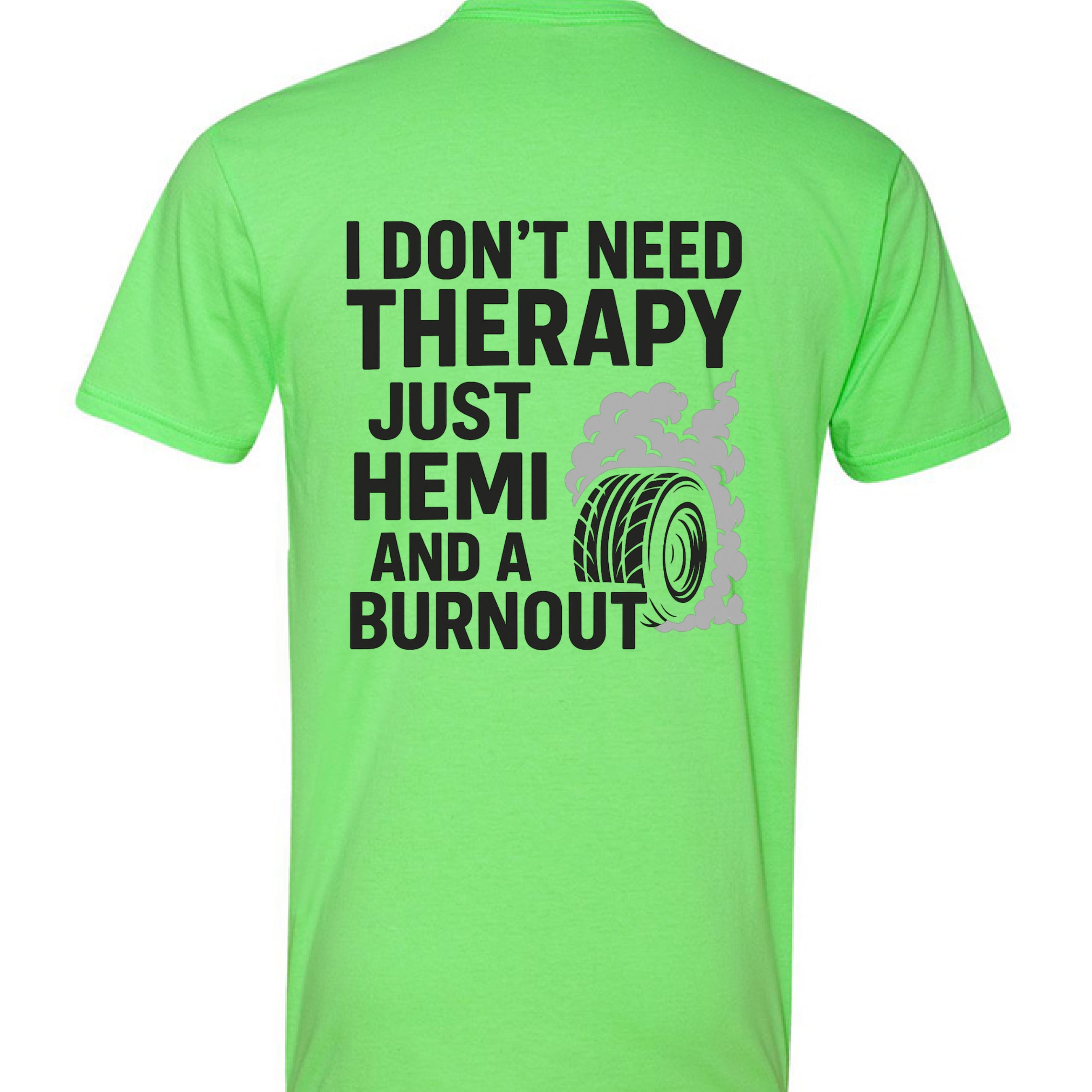 Neon Heather Green - BACK
