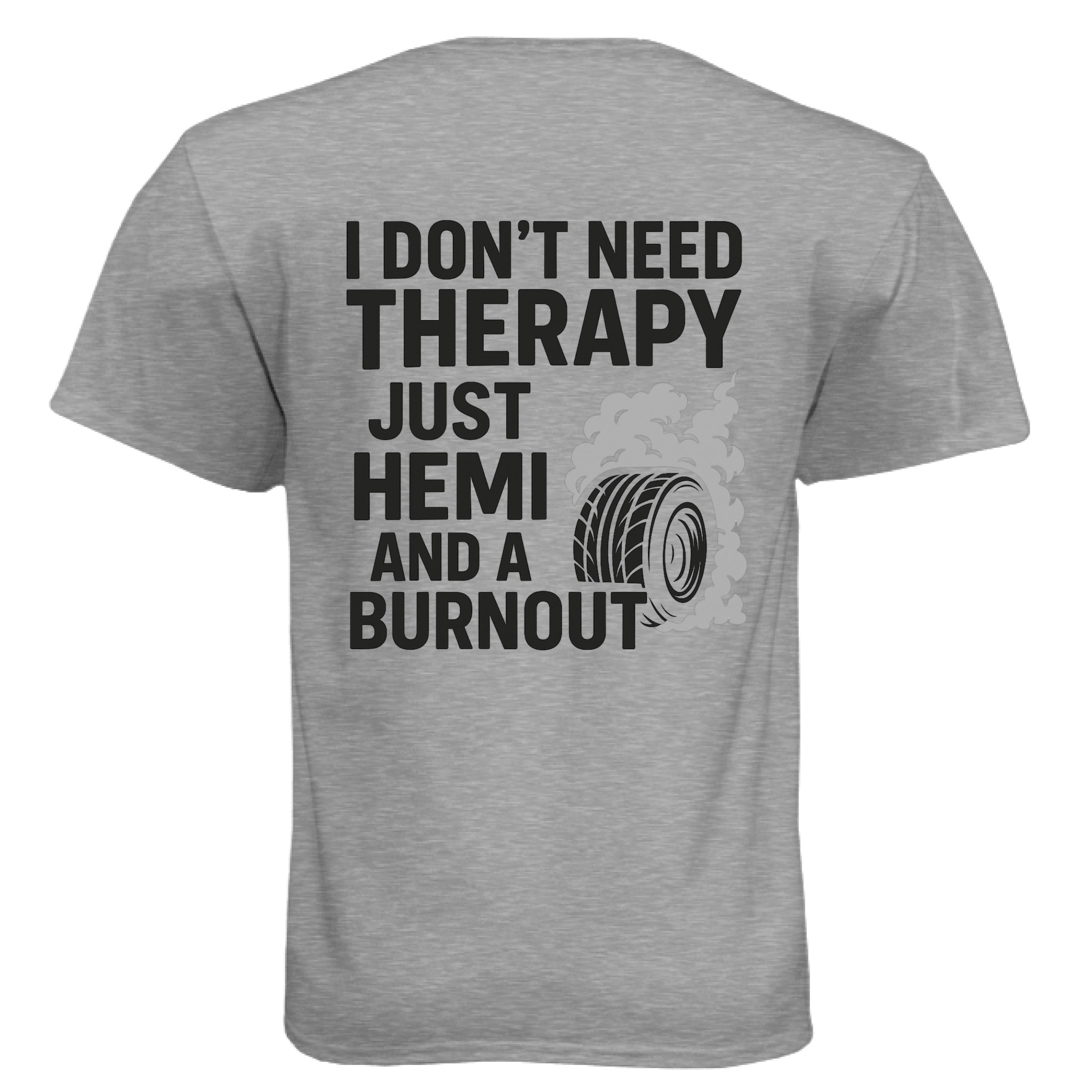 Dark Heather Grey (60/40) - BACK