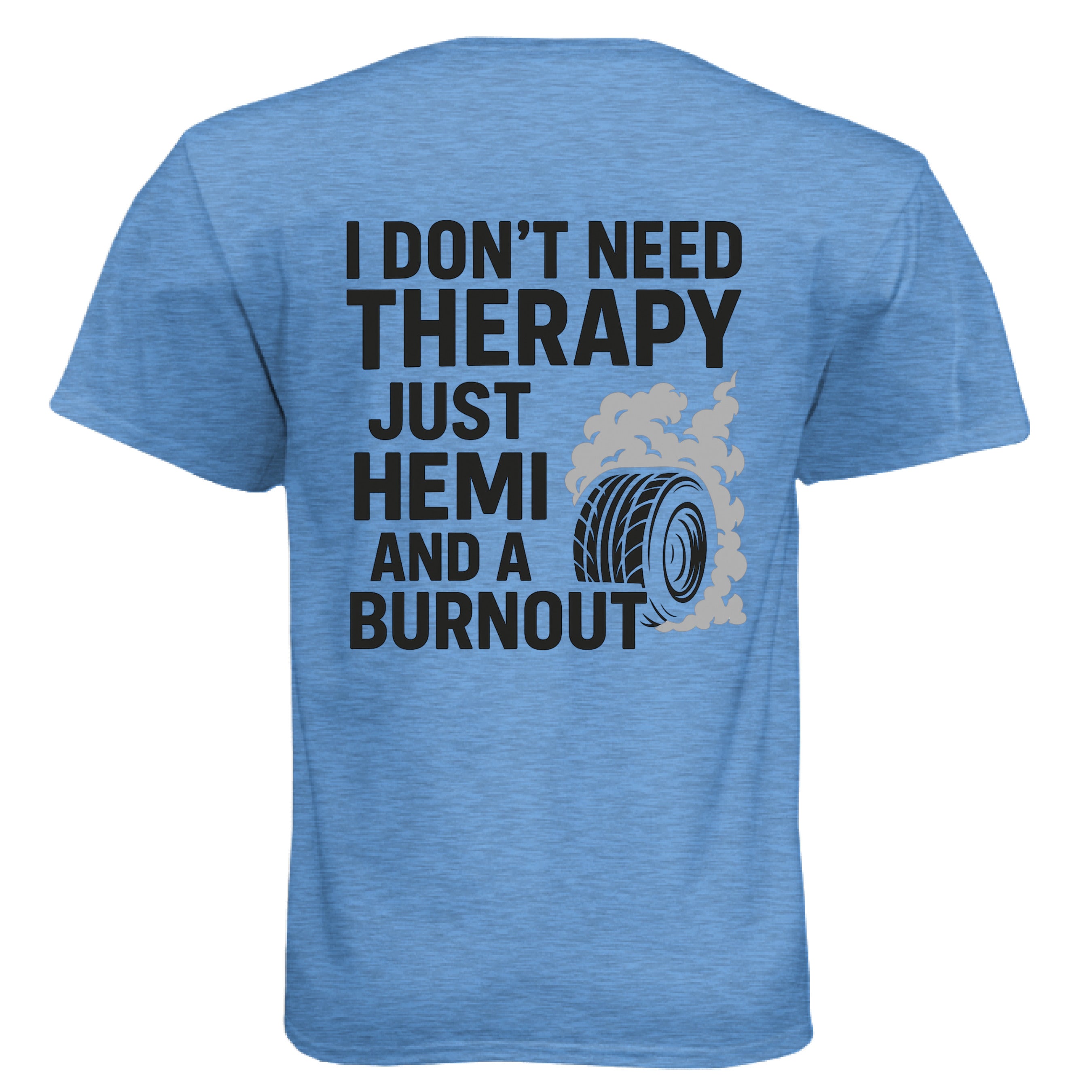 Heather Columbia Blue - BACK